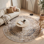 Tapis Salon Rond Maurille