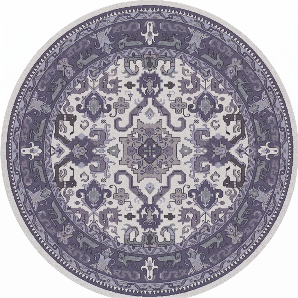 Tapis Salon Rond Odalric