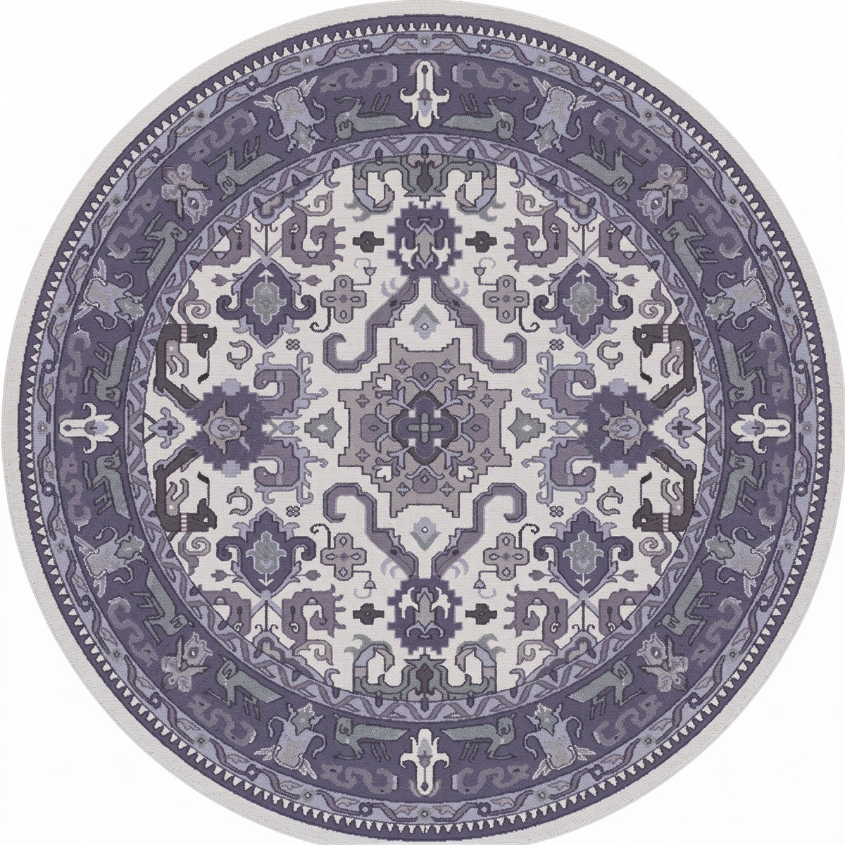 Tapis Salon Rond Odalric