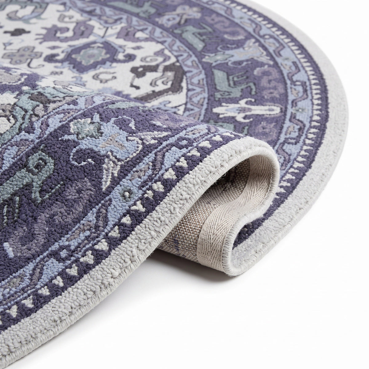 Tapis Salon Rond Odalric