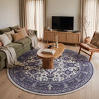 Tapis Salon Rond Odalric