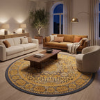 Tapis Salon Rond Quentine