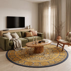Tapis Salon Rond Quentine