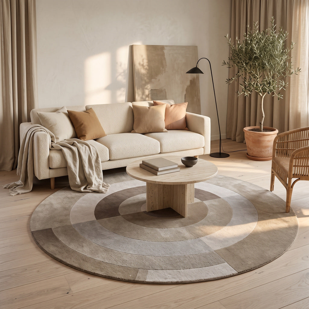Tapis Salon Rond Salomé
