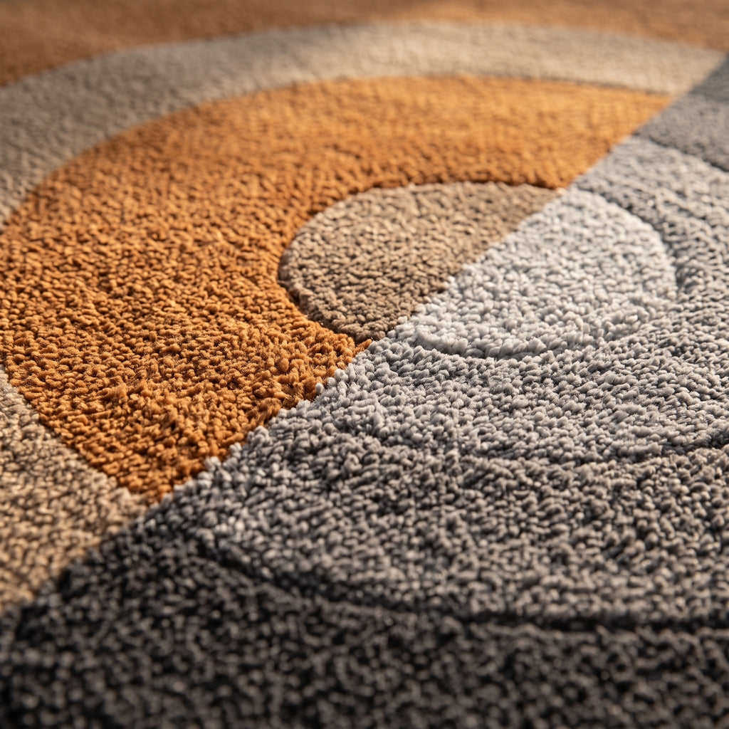 Tapis Salon Rond Sulpice