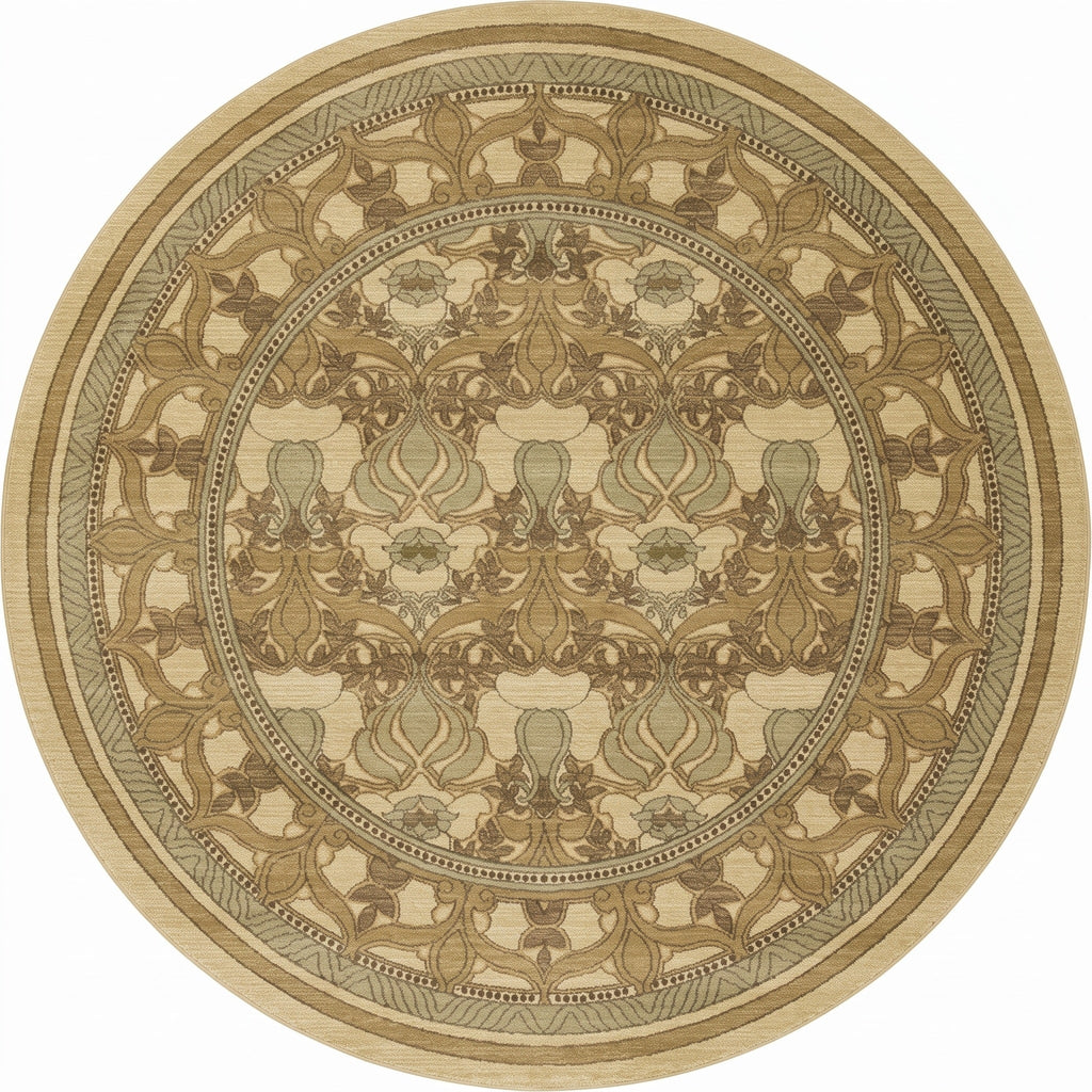 Tapis Salon Rond Sylvère