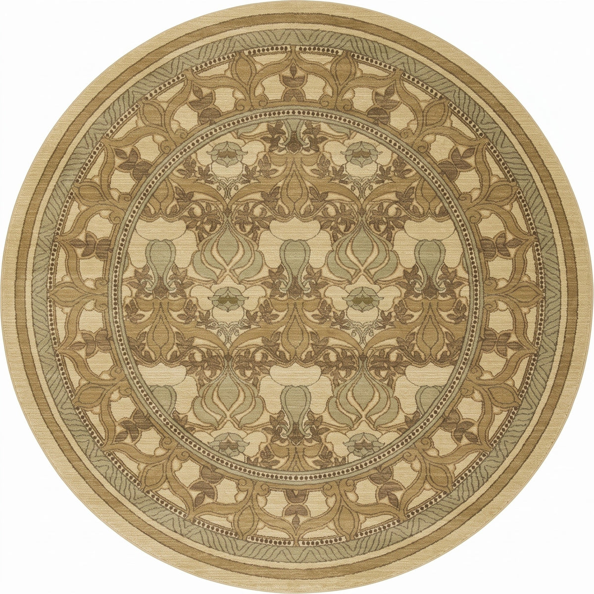 Tapis Salon Rond Sylvère
