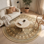 Tapis Salon Rond Sylvère