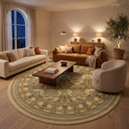 Tapis Salon Rond Sylvère
