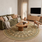 Tapis Salon Rond Sylvère