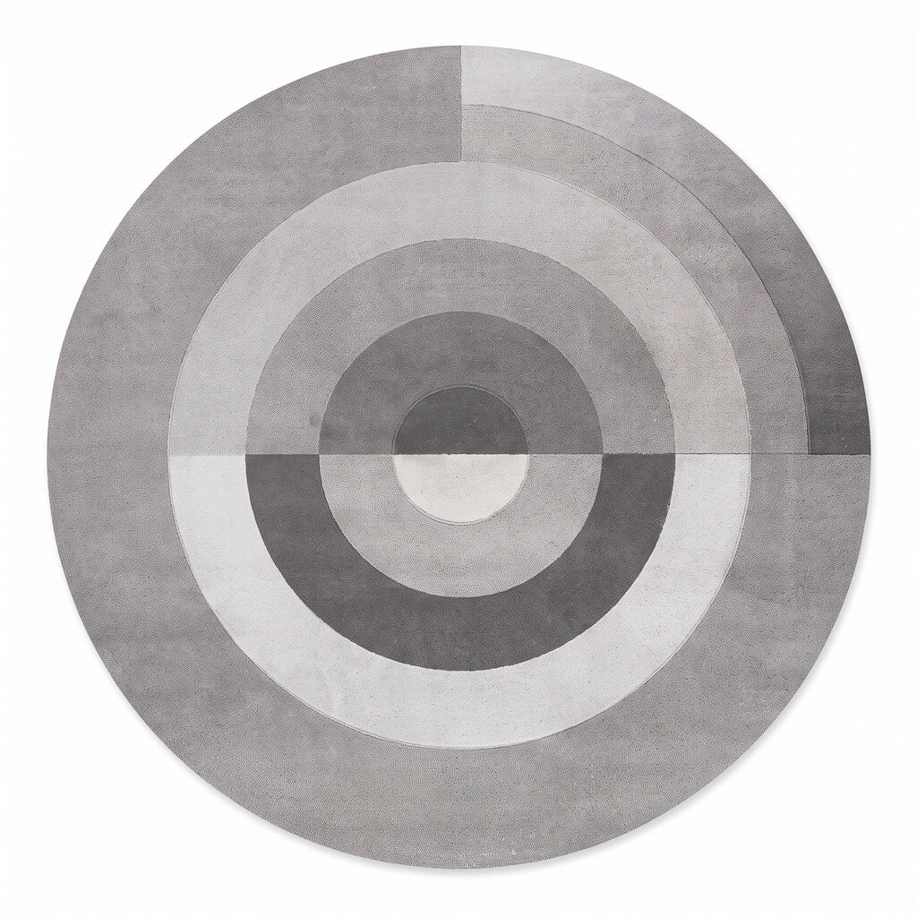 Tapis Salon Rond Sylvianne