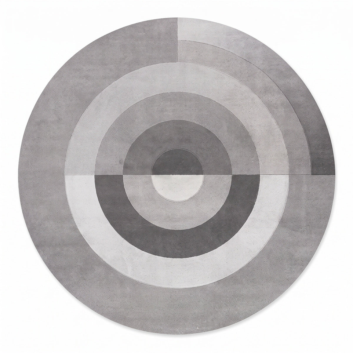 Tapis Salon Rond Sylvianne