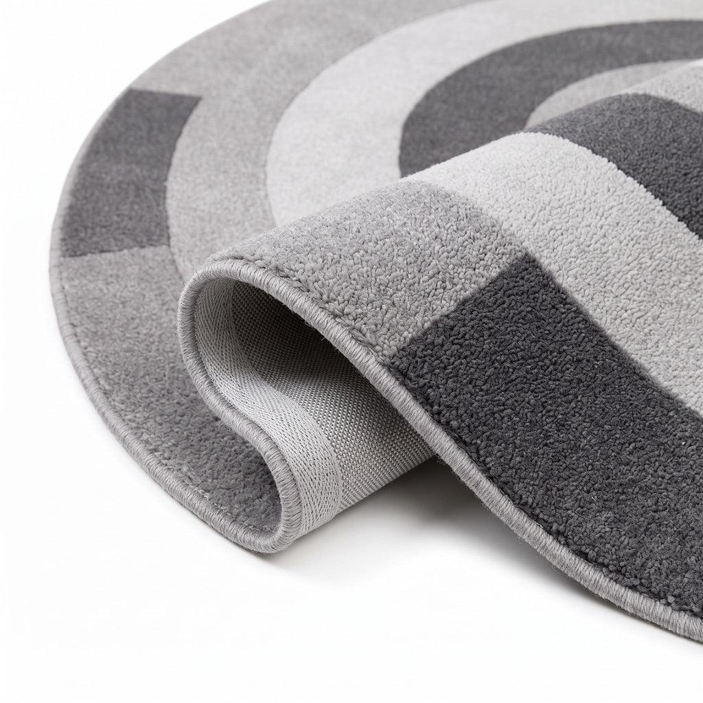Tapis Salon Rond Sylvianne