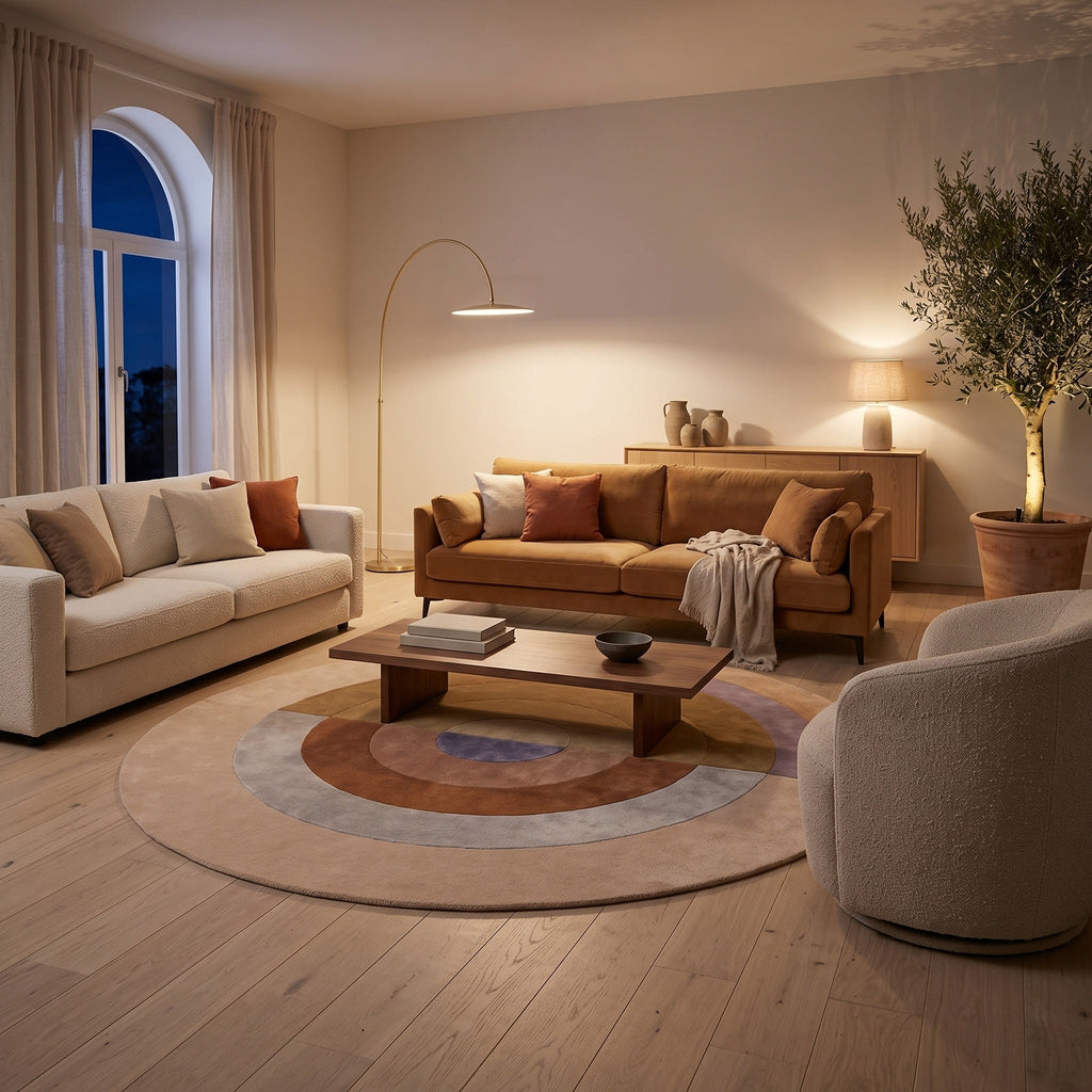 Tapis Salon Rond Théodule