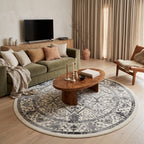 Tapis Salon Rond Théophane