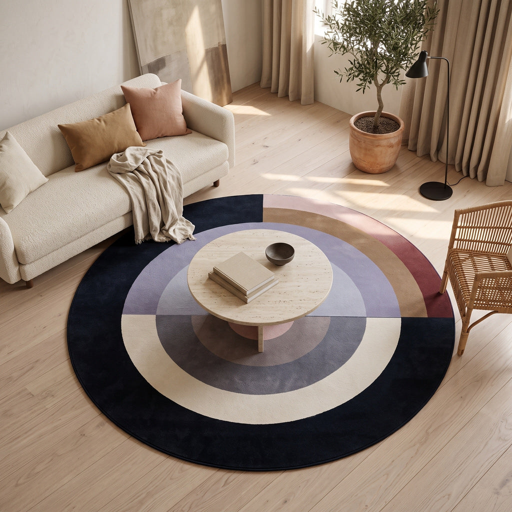 Tapis Salon Rond Ulysse