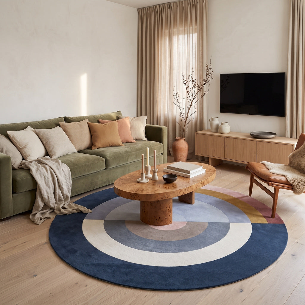 Tapis Salon Rond Ulysse