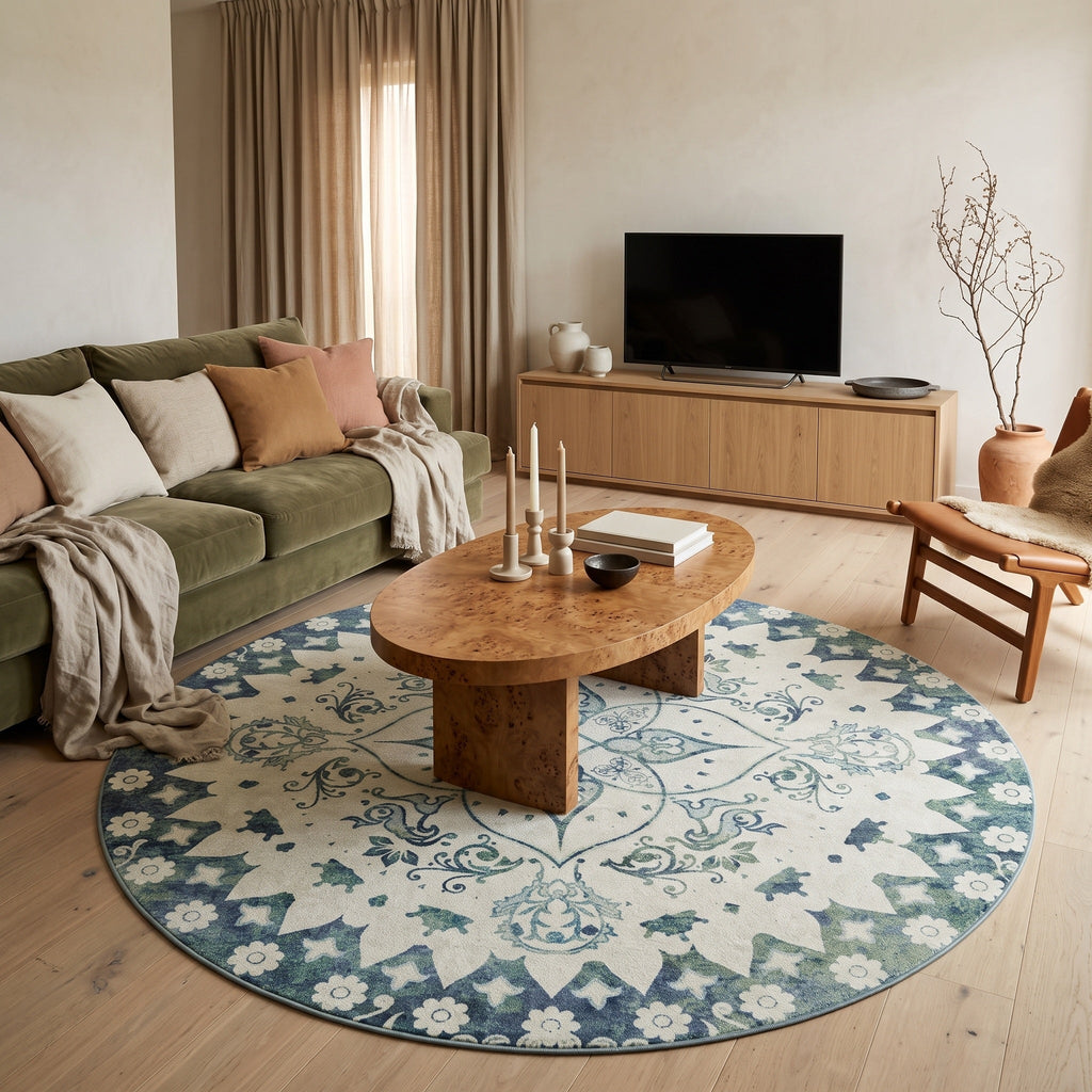 Tapis Salon Rond Uranie