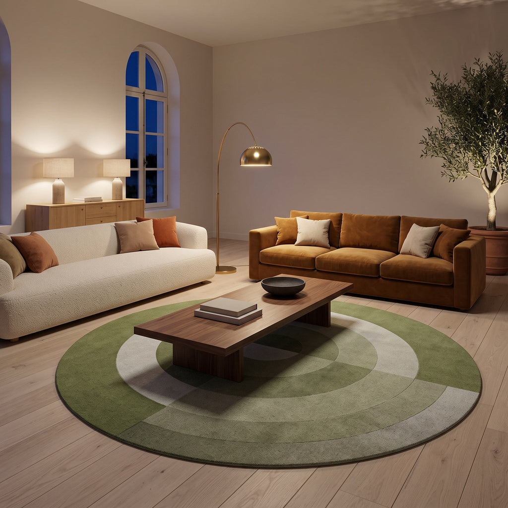 Tapis Salon Rond Valentine