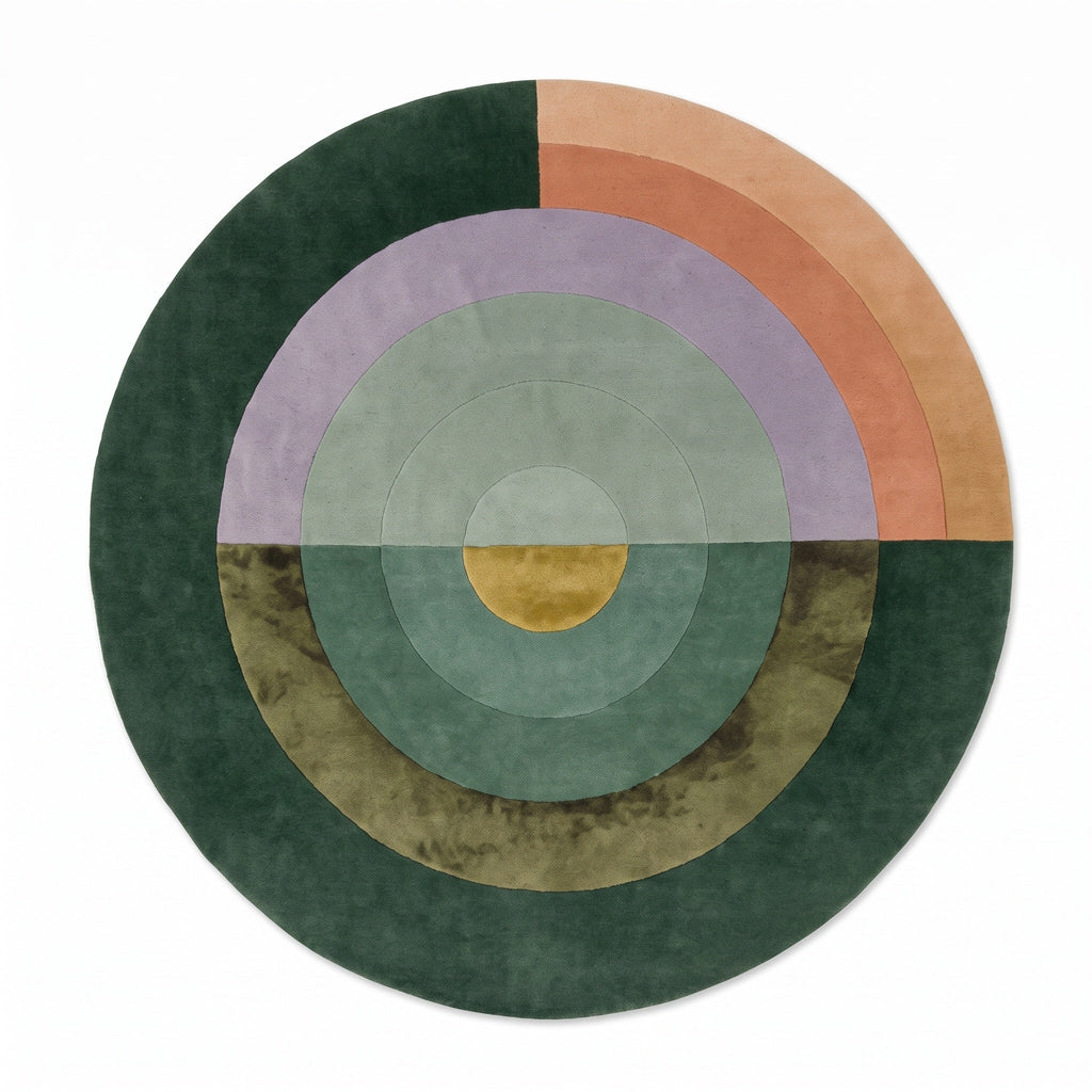 Tapis Salon Rond Vinciane