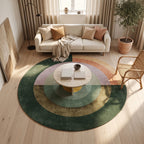Tapis Salon Rond Vinciane
