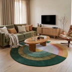 Tapis Salon Rond Vinciane