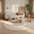 Tapis Salon Rond Zélie