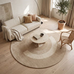 Tapis Salon Rond Zélie
