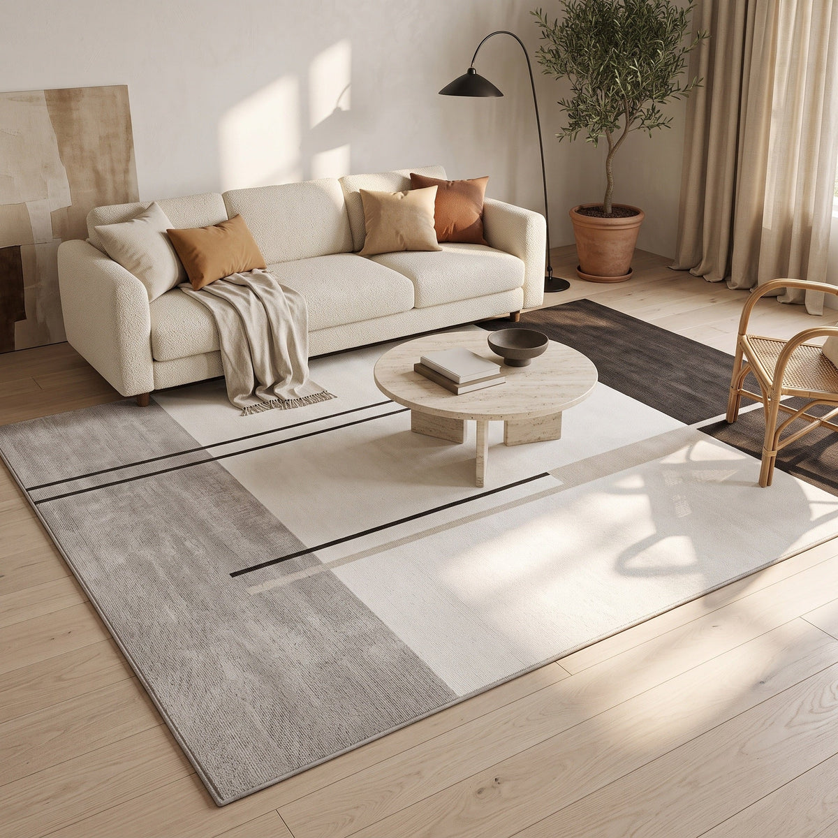 Tapis Salon Shaggy Donatien