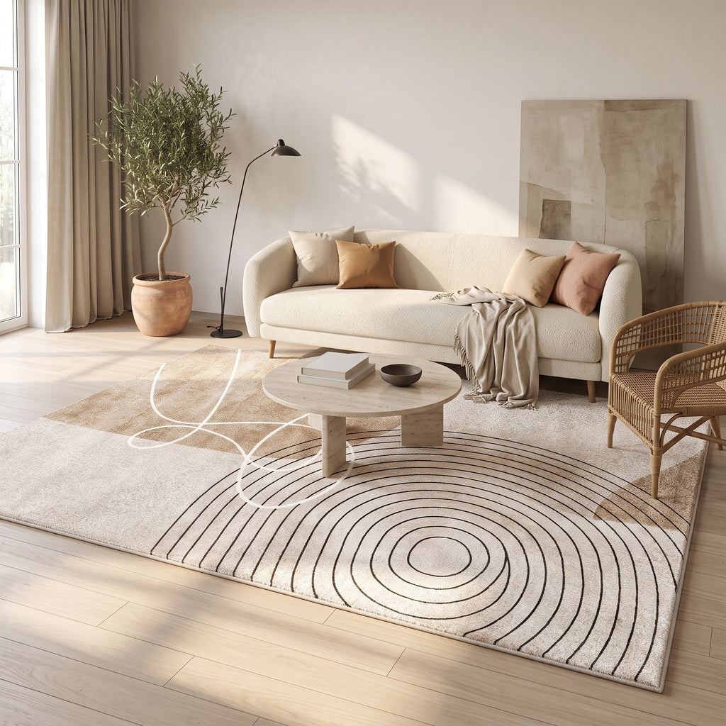 Tapis Salon Shaggy Doriane
