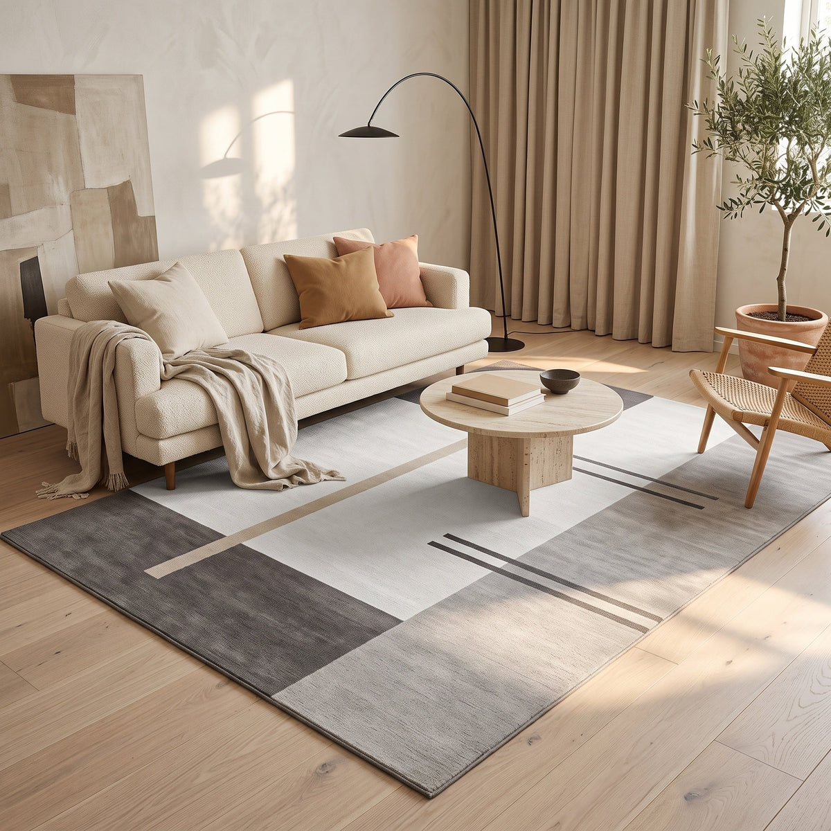 Tapis Salon Shaggy Edmond
