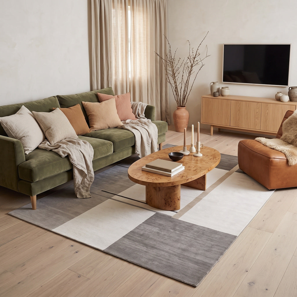 Tapis Salon Shaggy Edmond