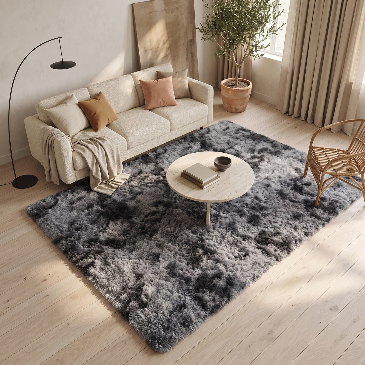 Tapis Salon Shaggy Guillemette