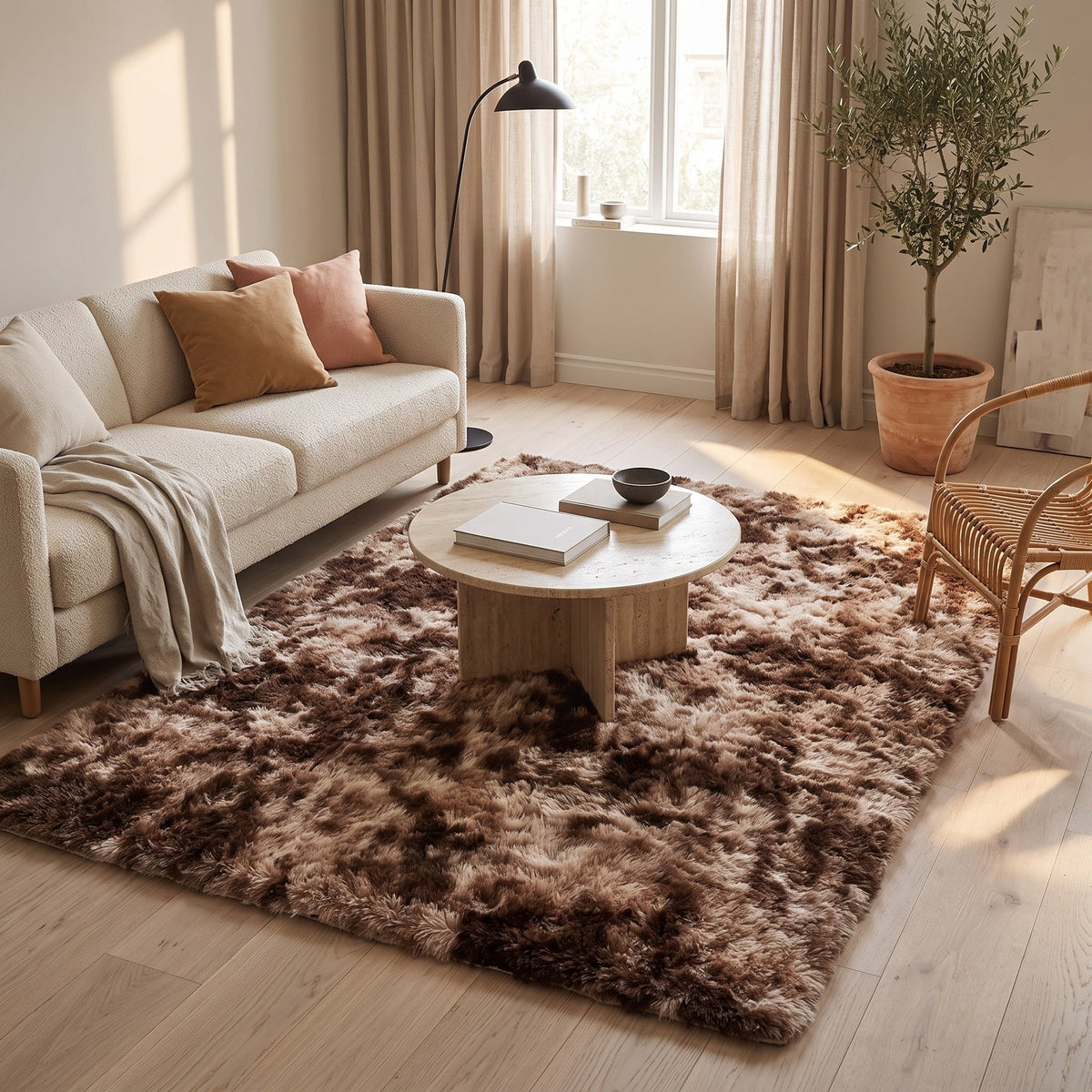Tapis Salon Shaggy Hadrien