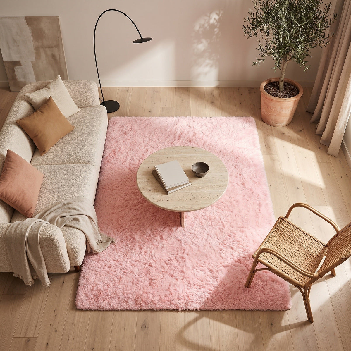 Tapis Salon Shaggy Henriette