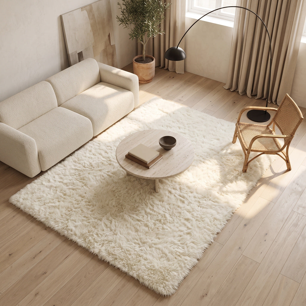 Tapis Salon Shaggy Léonie