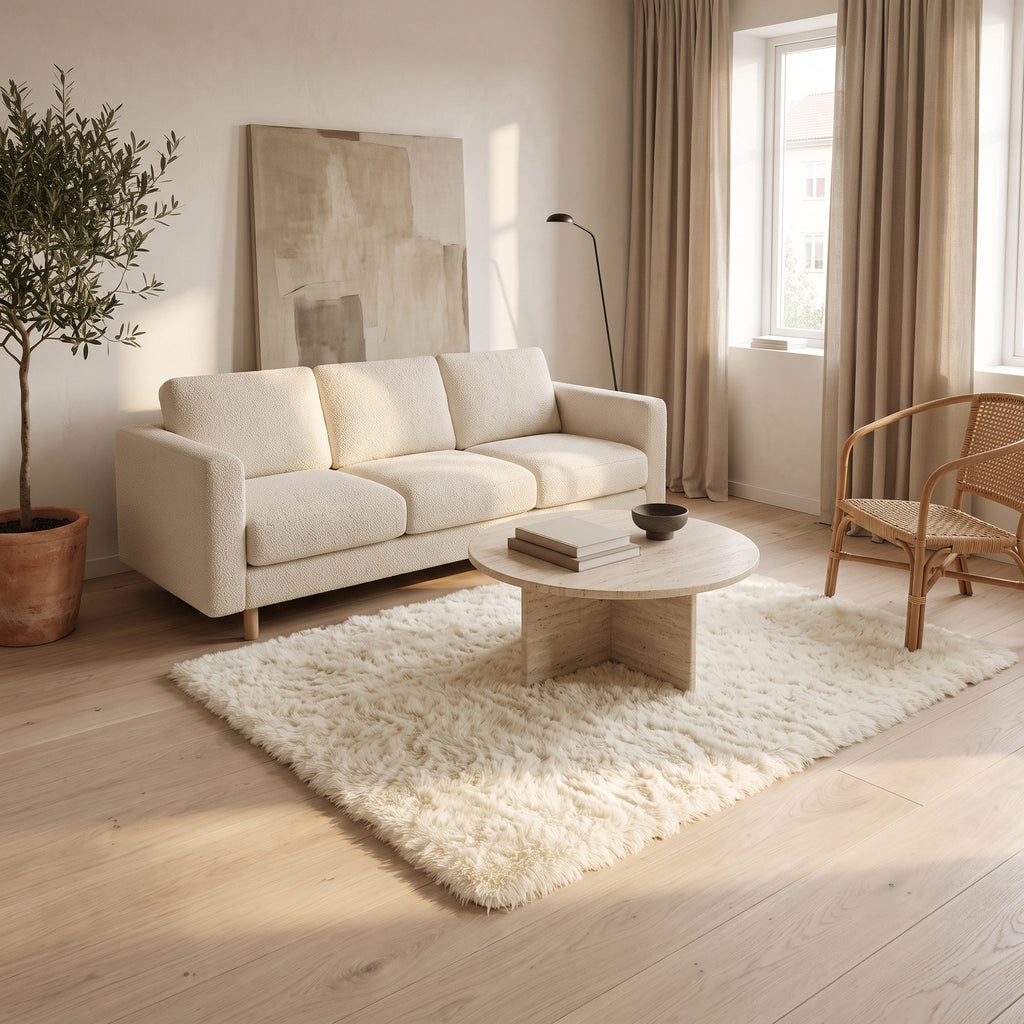 Tapis Salon Shaggy Léontine
