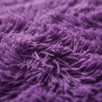 Tapis Salon Shaggy Lilas