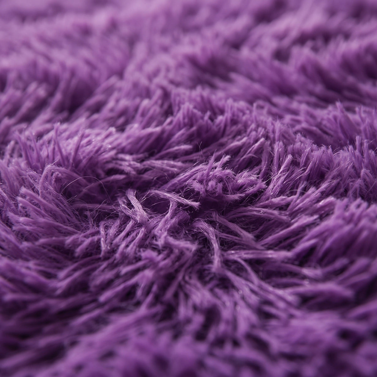 Tapis Salon Shaggy Lilas
