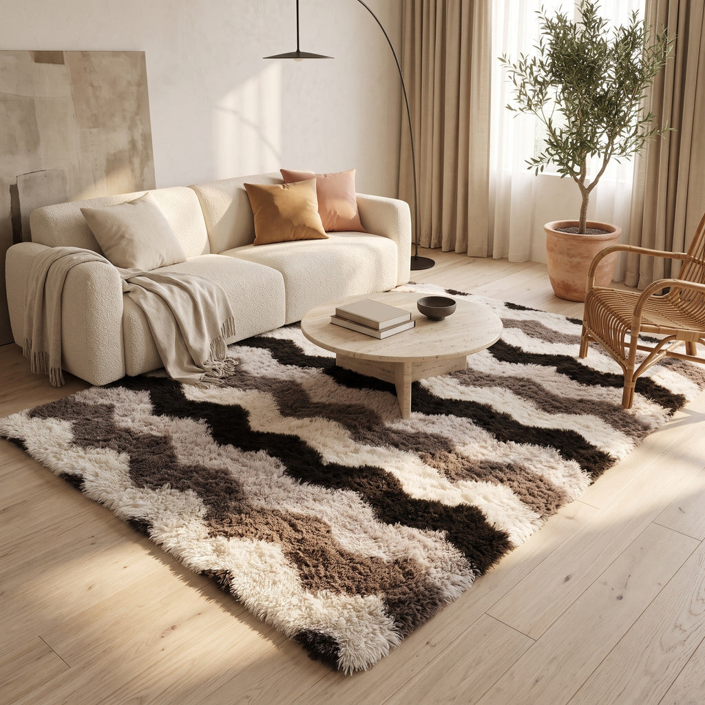 Tapis Salon Shaggy Tristan