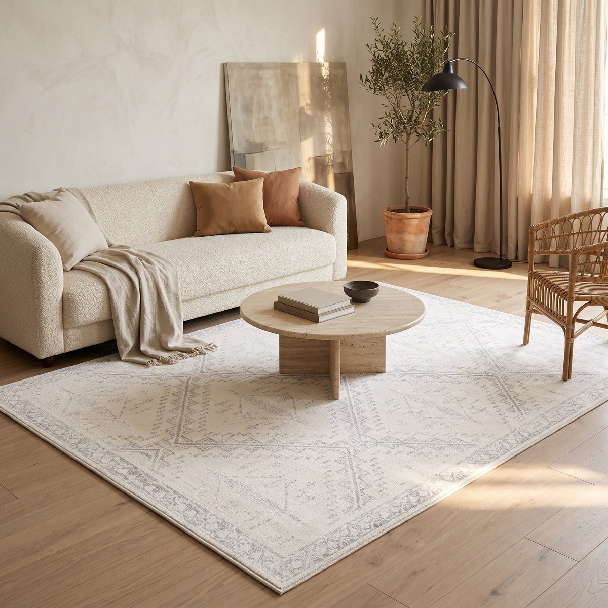 Tapis Salon Vintage Geneviève