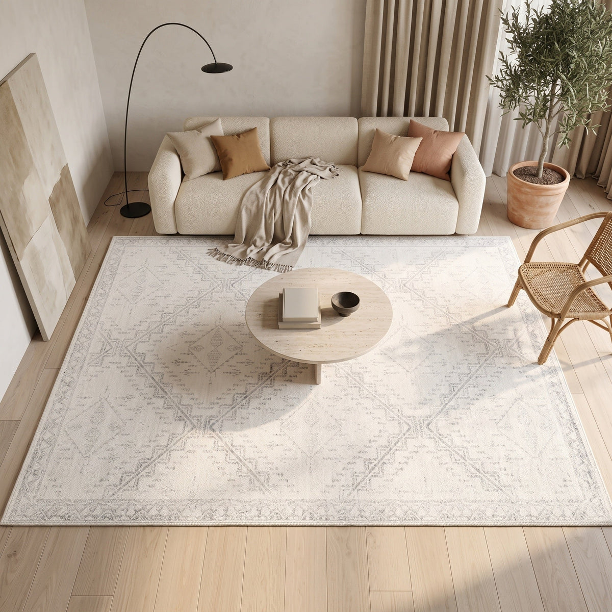 Tapis Salon Vintage Geneviève