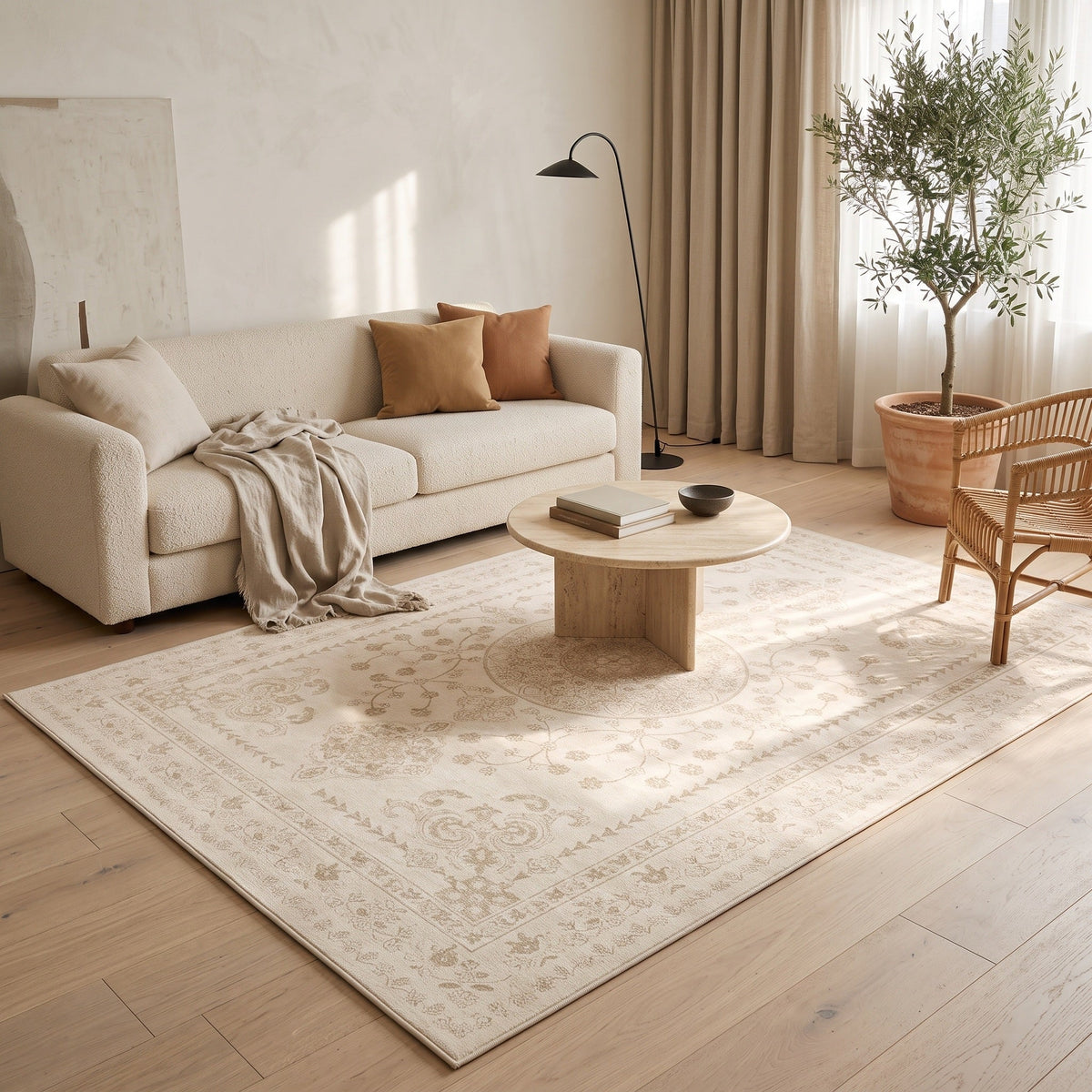 Tapis Salon Vintage Gervais