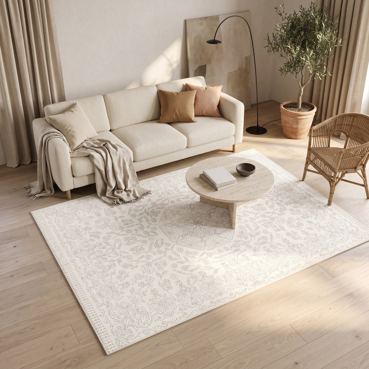 Tapis Salon Vintage Ghislain