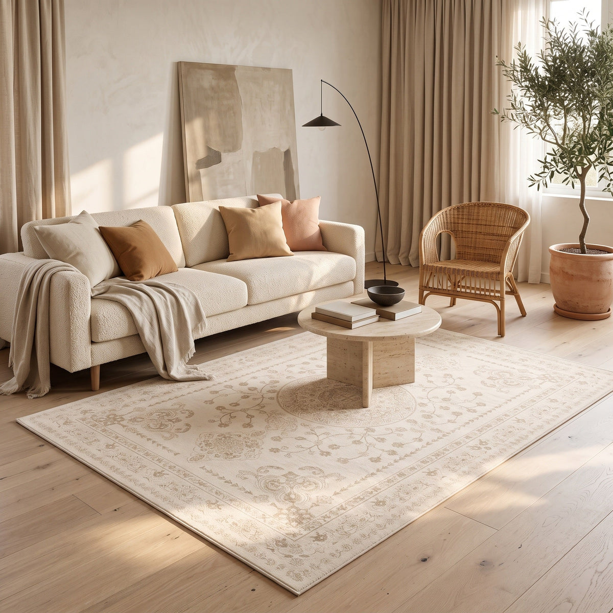 Tapis Salon Vintage Léa